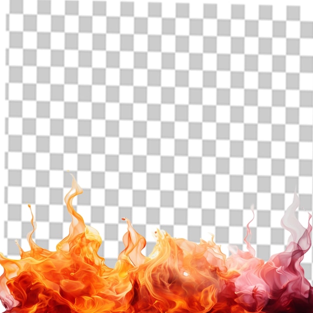 PSD effetto png della fiamma del fuoco