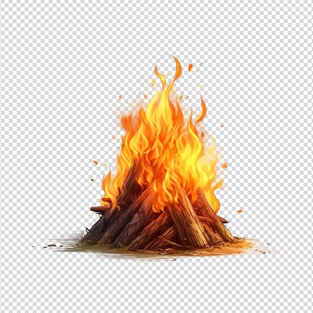 PSD fire flame png