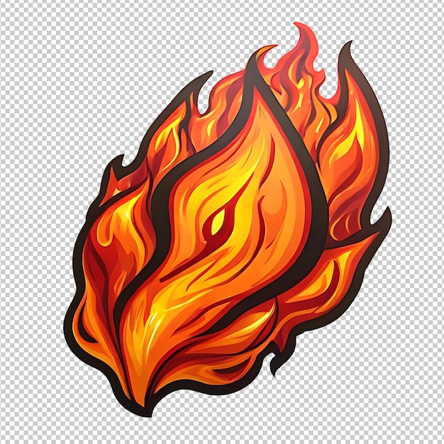 PSD fire logo design psd