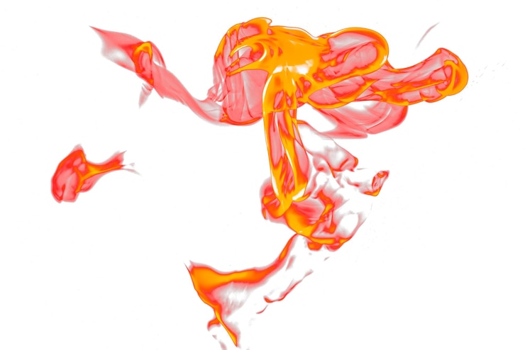 PSD a fire on the png backgrounds