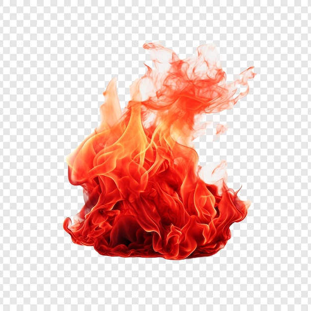 Fire png isolated on transparent background