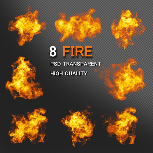 PSD fire styles pack