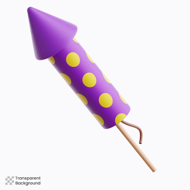 Firecracker 3d Illustration