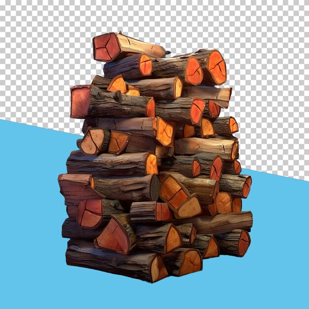 PSD firewood stack