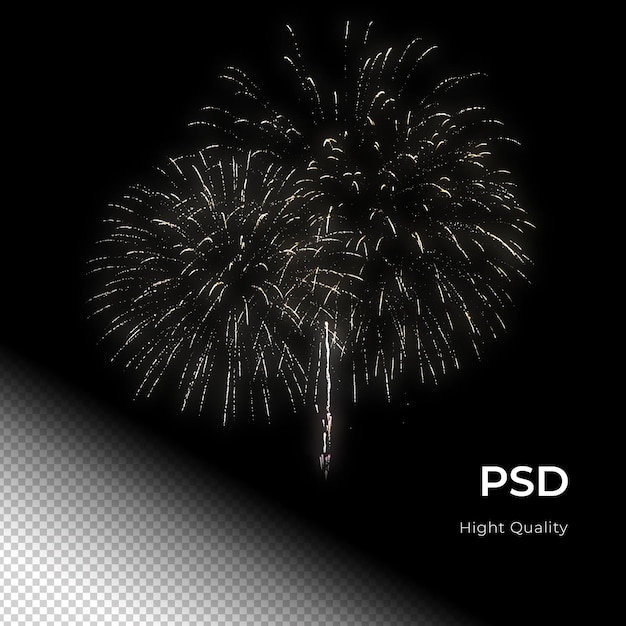 fireworks celebration party happy new years png psd transfarent background