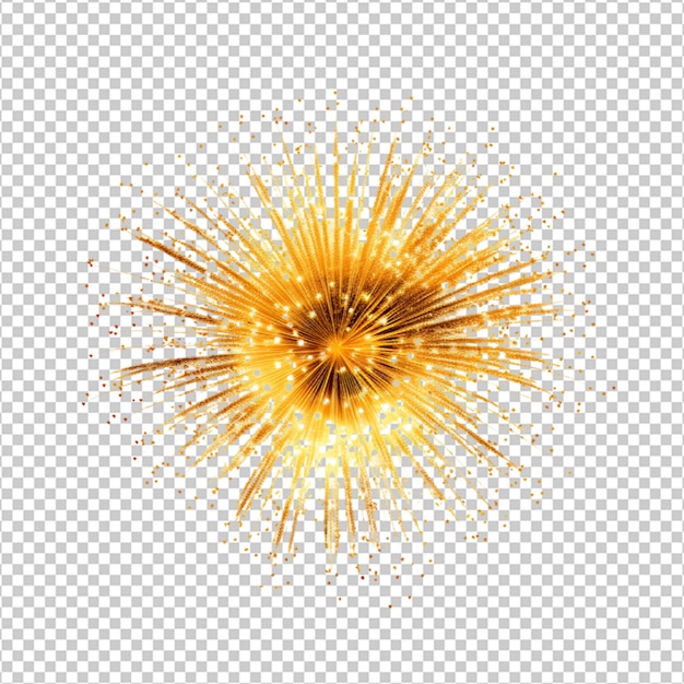 PSD fireworks festival gold firework png