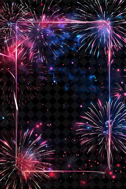 PSD fuochi d'artificio per il nuovo anno