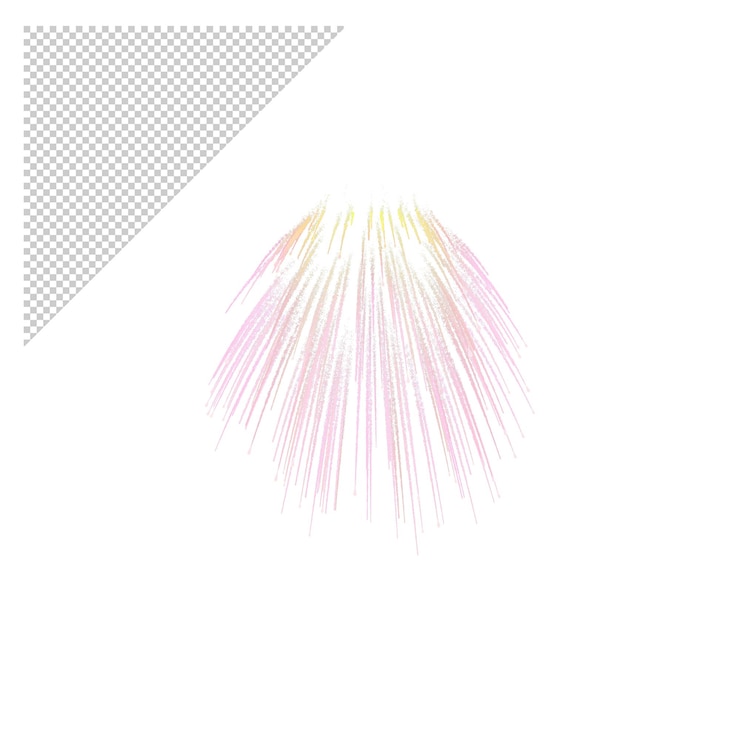 PSD 花火png