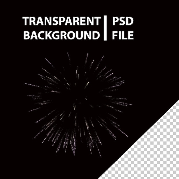 PSD fireworks png