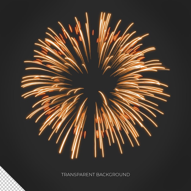 PSD fireworks transparent overlay 6