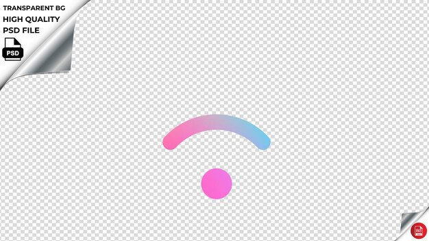 PSD firrwifi2 vector icon regenboog kleurrijke psd transparant