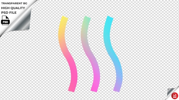 PSD firsheat vector icon rainbow colorful psd transparente
