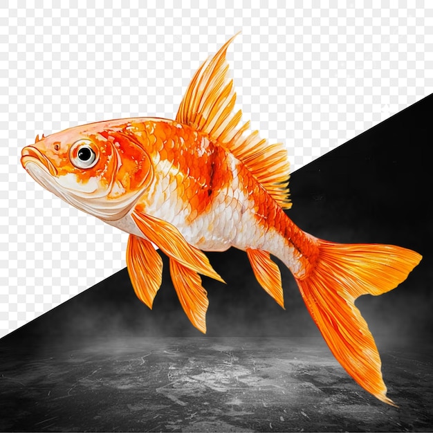 黑色背景上的魚