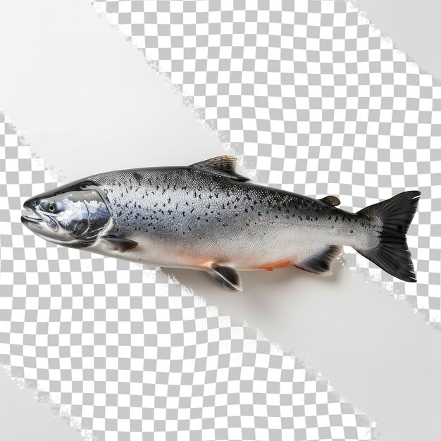 PSD a fish that is on a white background with a picture of a fish on it