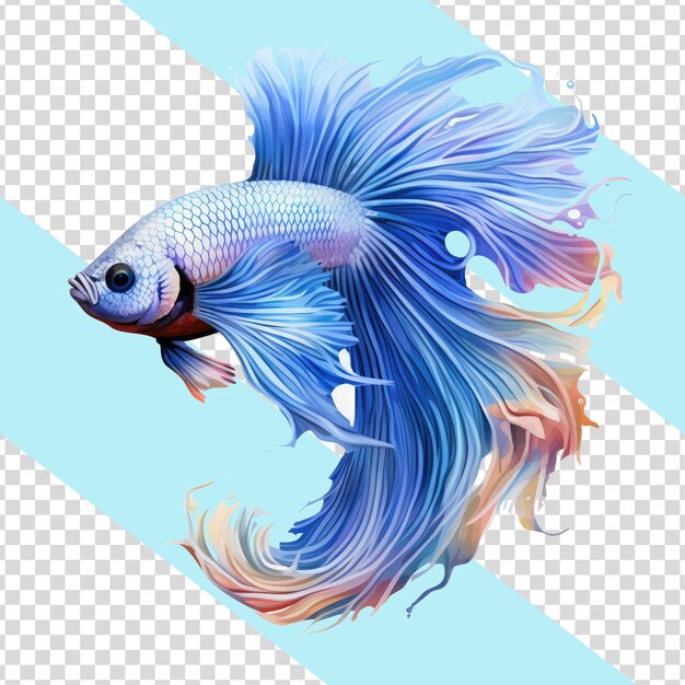 PSD fish on transaprent background