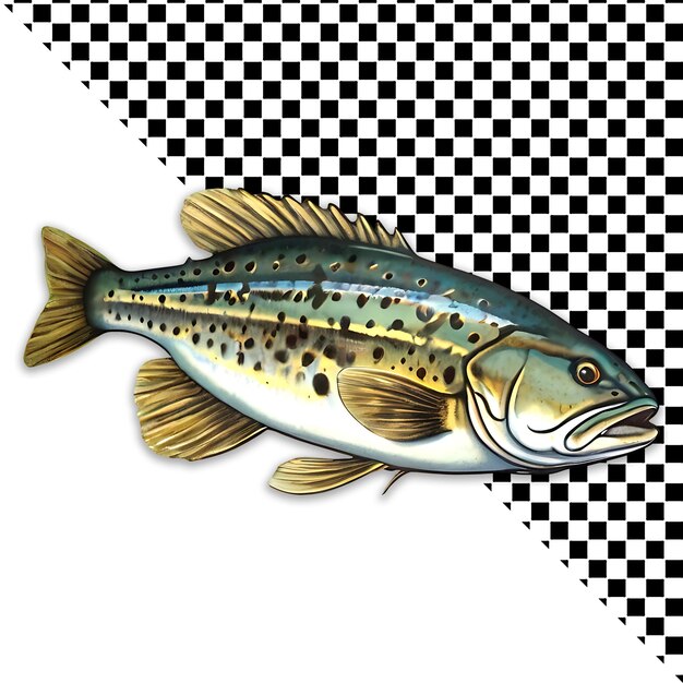 PSD fish transparent background psd