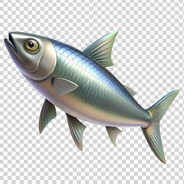 PSD fish on a transparent background