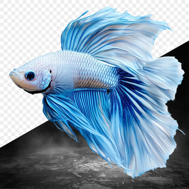 a fish with a blue stripe on its back is shown in this photo