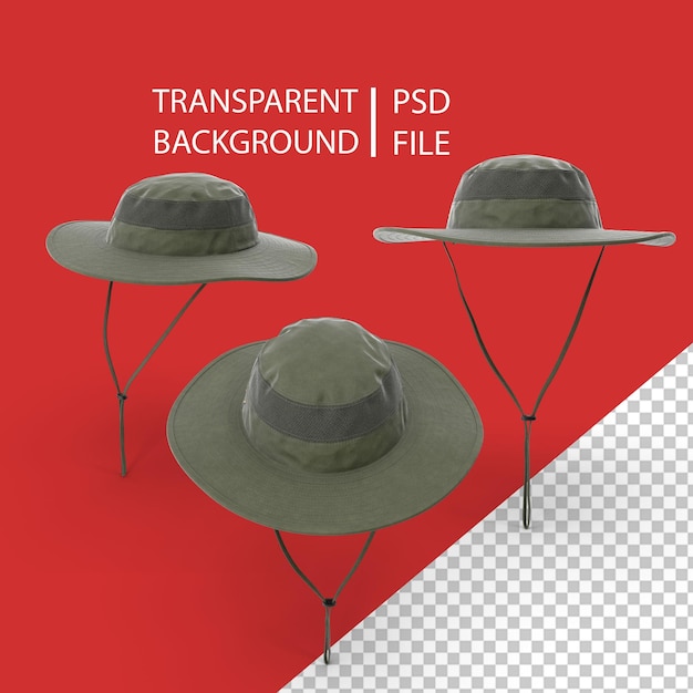 PSD fishing hat png