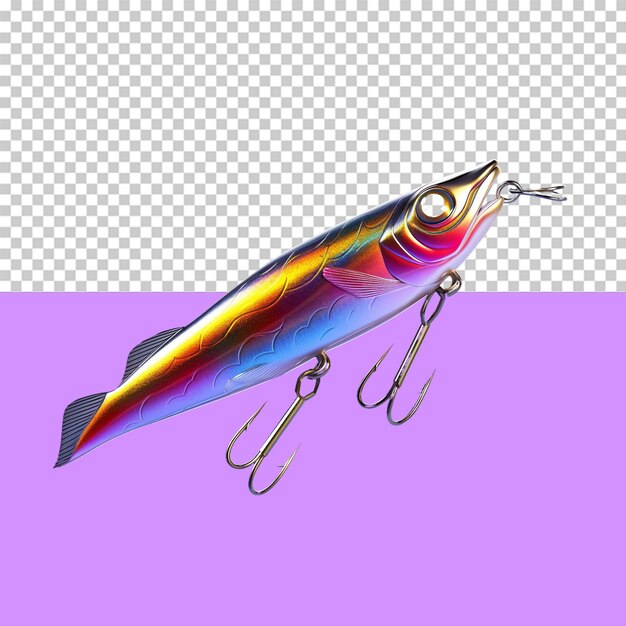 Premium PSD  A fishing lure isolated object transparent background