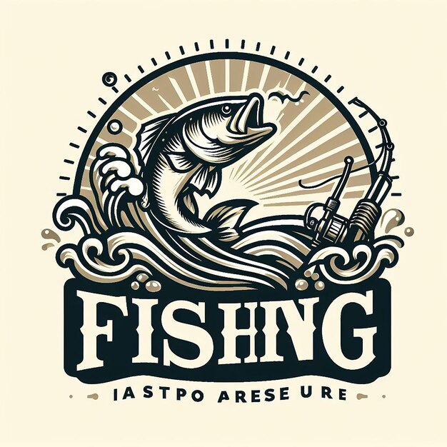 PSD fishing t shirt design