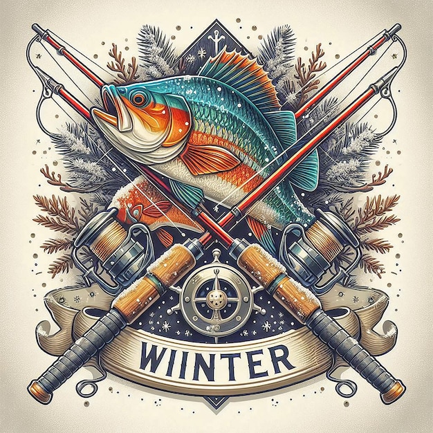 Fishing t shirt design