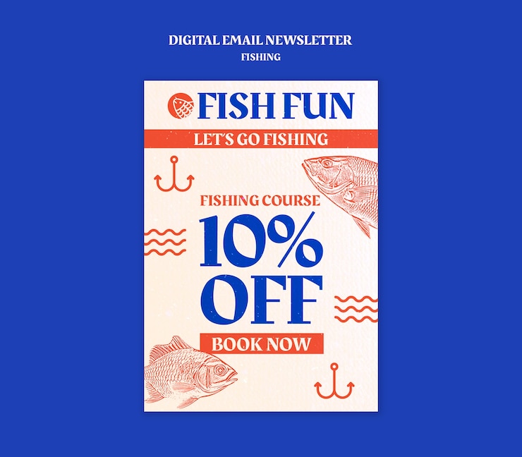 PSD fishing time digital newsletter