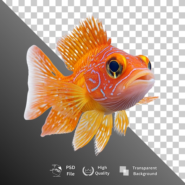 Fisk isolert på transparent bakgrunn
