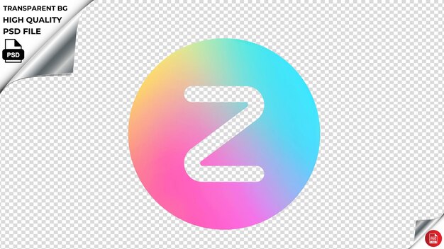 PSD fisrcirclez vector icon regenboog kleurrijke psd transparant