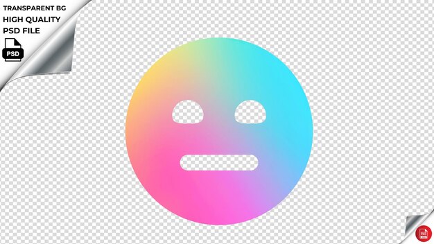 PSD fisrmeh vector icon rainbow colorful psd transparent