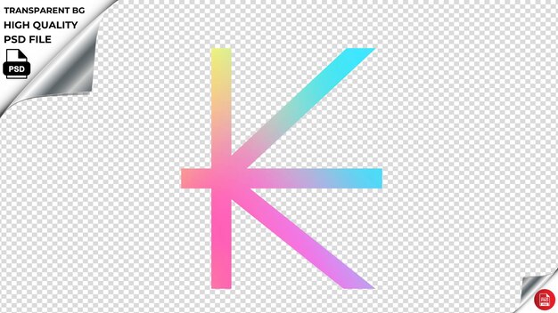 PSD fisskipsign vector icon rainbow colorful psd transparent