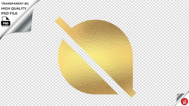 PSD fisssummer złota tekstura wektorowa ikona psd przezroczysta