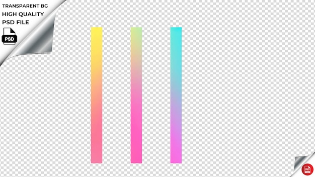 PSD フェイスタリー3 ベクトルアイコン 虹色のpsd 透明