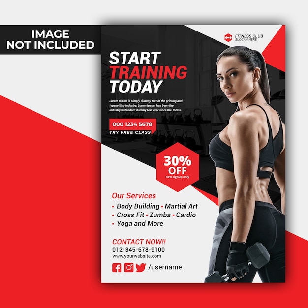 Fitness flyer