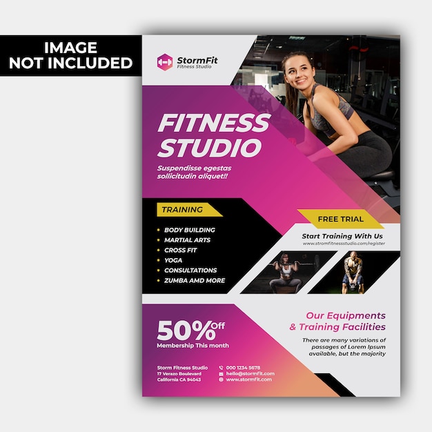 Fitness flyer