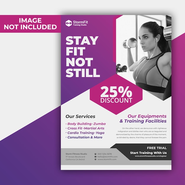 fitness flyer
