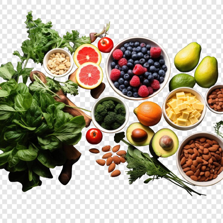PSD fitness food izolowany styl png z białym tłem generatywny ia