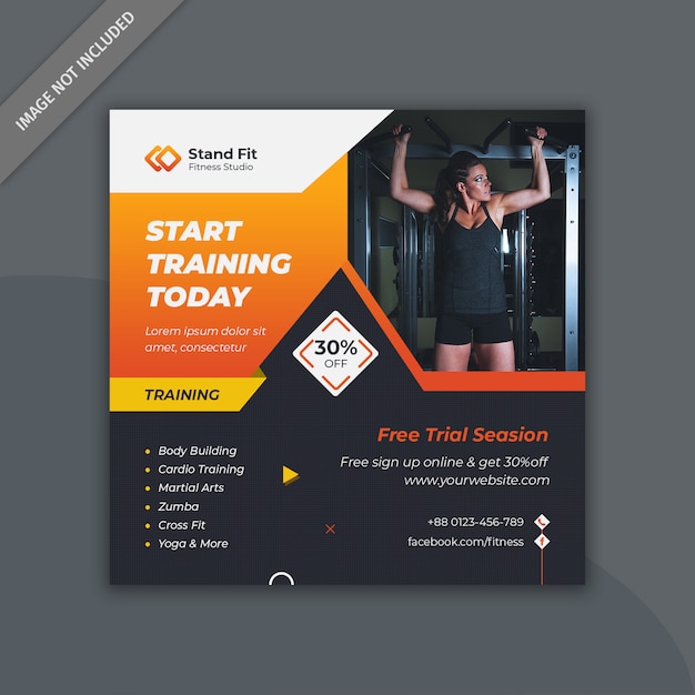 Fitness Social Media Banner