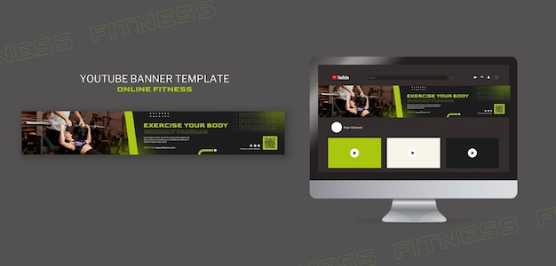 PSD fitness  template design