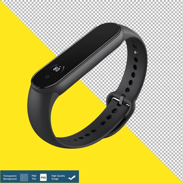 Fitness tracker isolato su sfondo bianco sfondo trasparente png psd