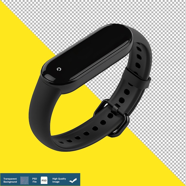 Fitness tracker isolated on white background transparent background png psd