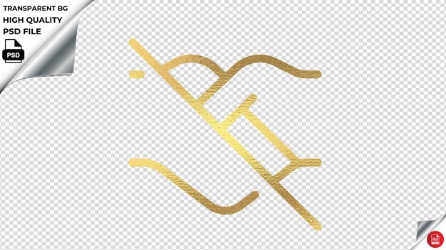 PSD fitscircleb gold texture vector icon psd transparent