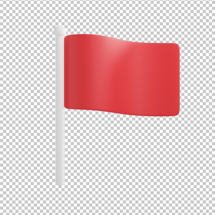 PSD 플래그 3d 그림