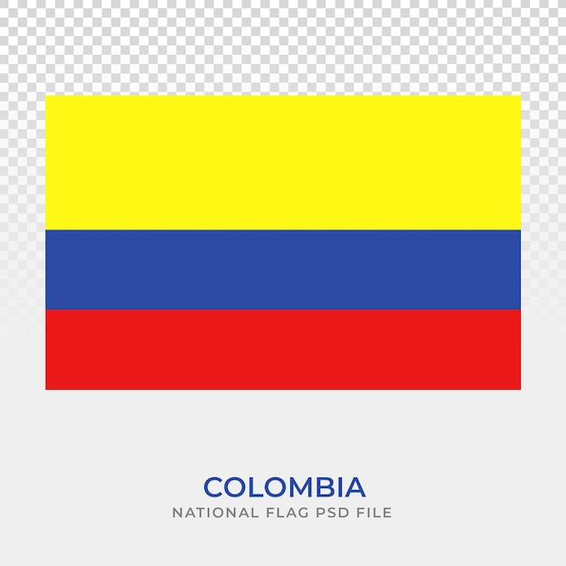 Una bandiera della colombia