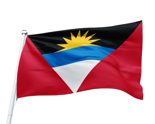 PSD flag of the country of antigua and barbuda