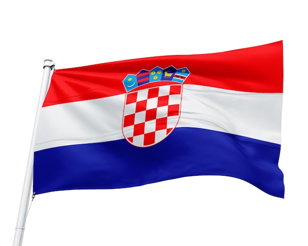 PSD flag of the country croatia