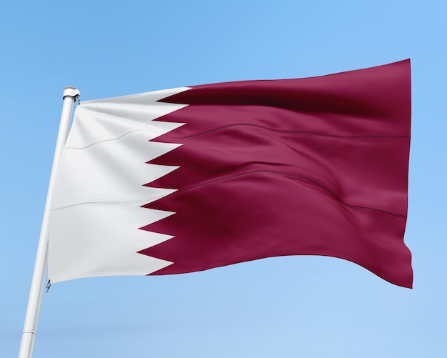 PSD flag of the country emirates qatar