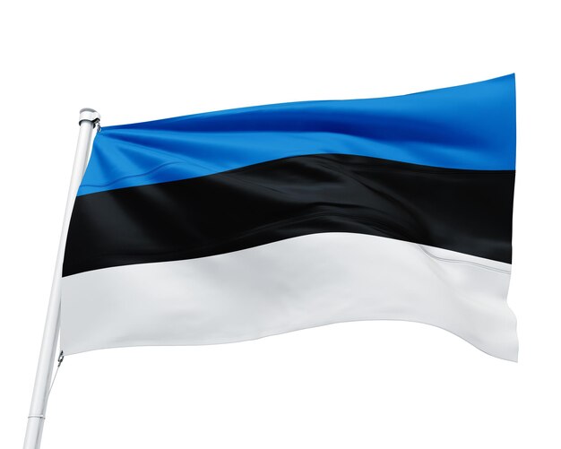 PSD flag of the country estonia