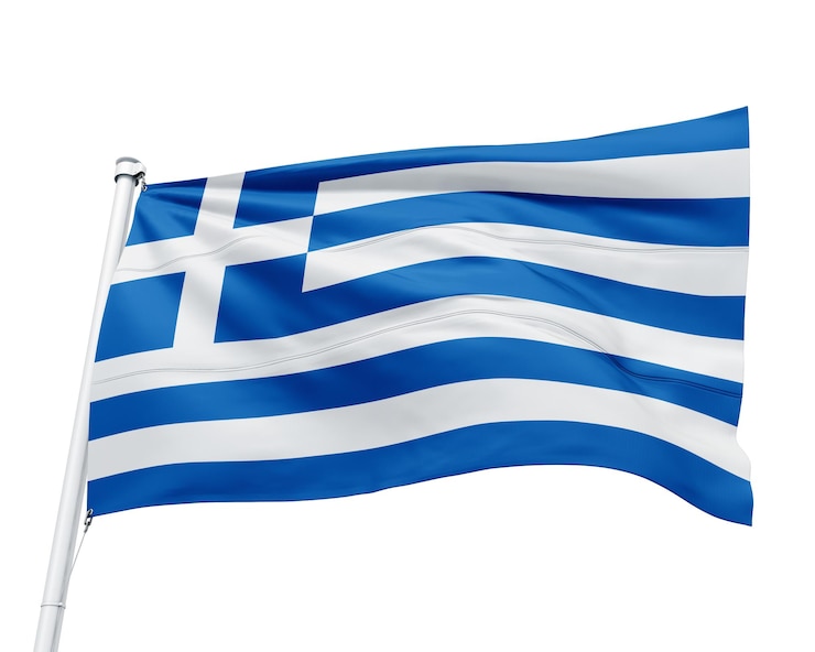 PSD ギリシャ の 国旗