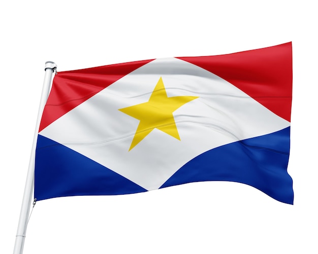 PSD flag of the country saba